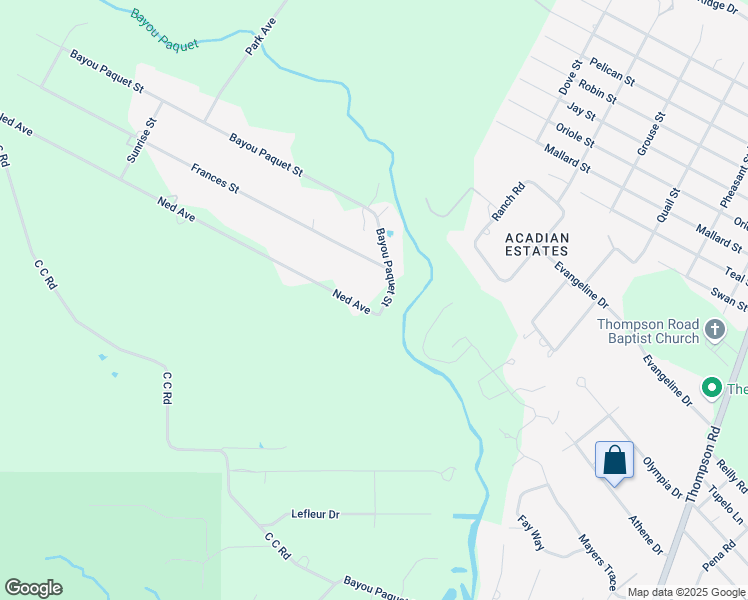 map of restaurants, bars, coffee shops, grocery stores, and more near 153 Ned Avenue in Slidell