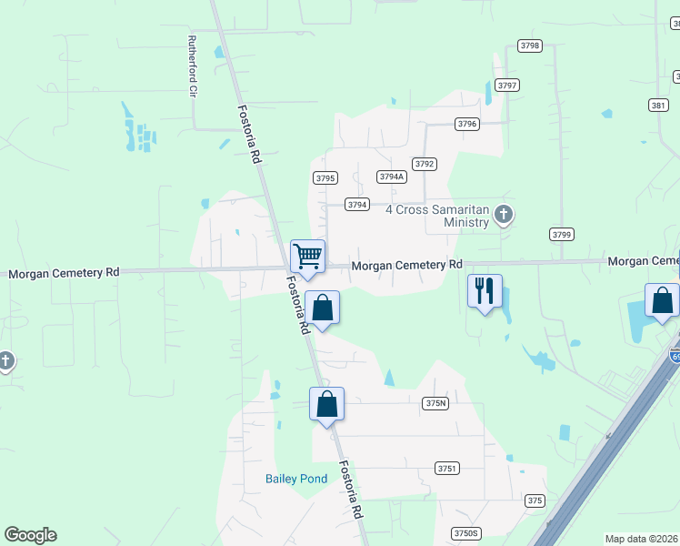 map of restaurants, bars, coffee shops, grocery stores, and more near 26864 Morgan Cemetery Road in Cleveland