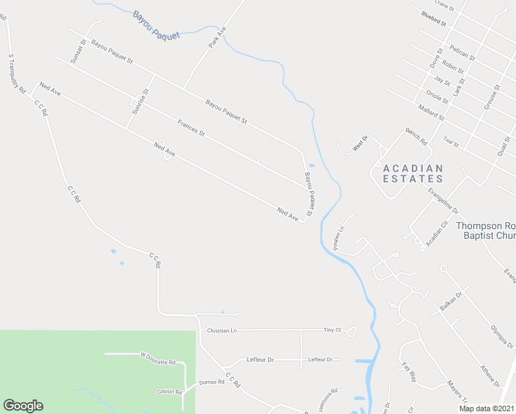 map of restaurants, bars, coffee shops, grocery stores, and more near 147 Ned Avenue in Slidell