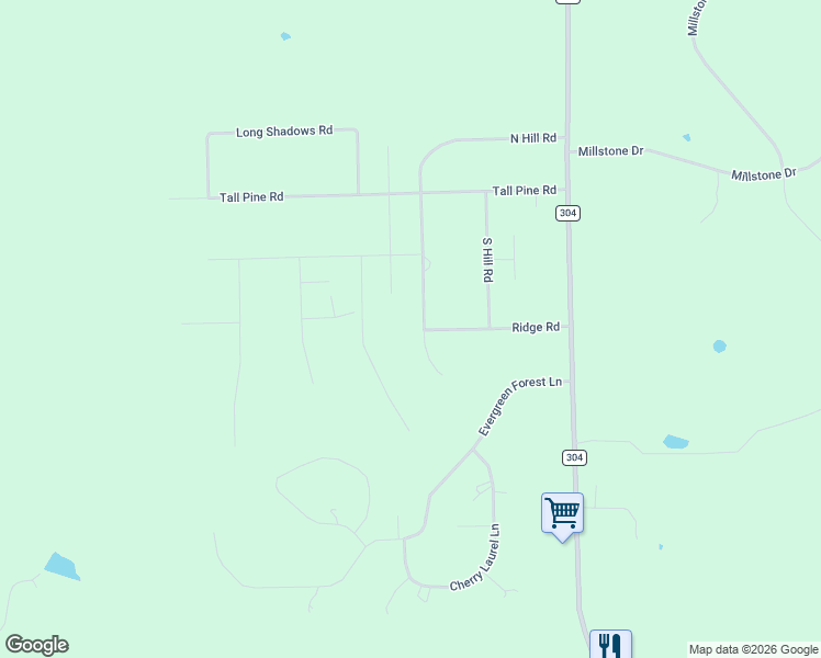 map of restaurants, bars, coffee shops, grocery stores, and more near 6418 North Hill Road in Navasota