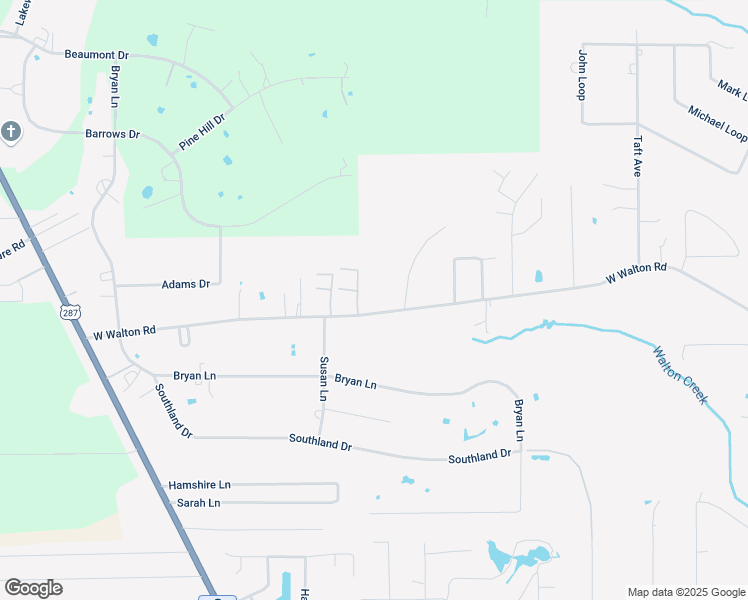 map of restaurants, bars, coffee shops, grocery stores, and more near 1282 West Walton Road in Lumberton