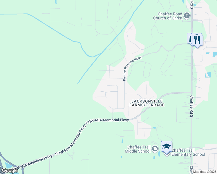map of restaurants, bars, coffee shops, grocery stores, and more near 1730 Boston Commons Way in Jacksonville