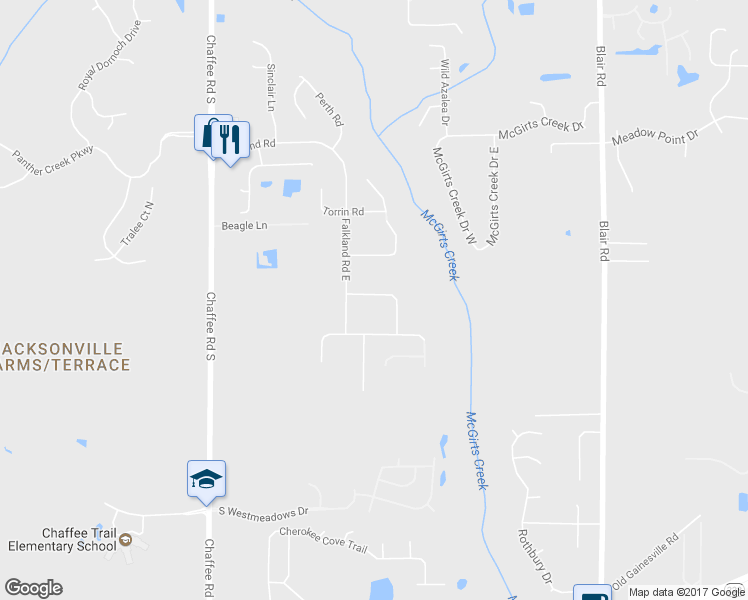 map of restaurants, bars, coffee shops, grocery stores, and more near 10928 Dunnotar Road in Jacksonville