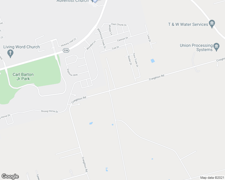 map of restaurants, bars, coffee shops, grocery stores, and more near 15198 Crighton Road in Conroe