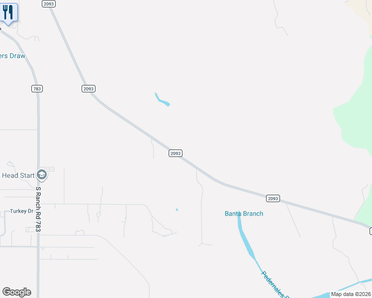 map of restaurants, bars, coffee shops, grocery stores, and more near 21450 Farm to Market Road 2093 in Harper