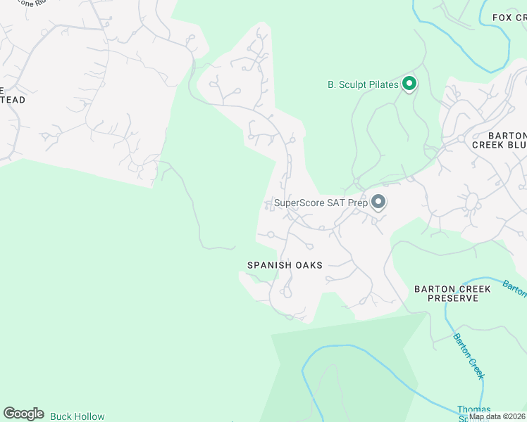 map of restaurants, bars, coffee shops, grocery stores, and more near 12317 Emory Oak Lane in Austin