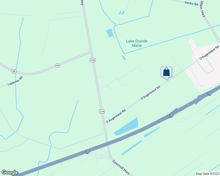 map of restaurants, bars, coffee shops, grocery stores, and more near 1012 Lynn Romero Drive in Breaux Bridge