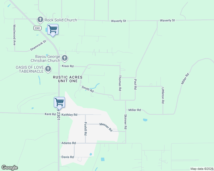 map of restaurants, bars, coffee shops, grocery stores, and more near 7013 Smith Road in Panama City