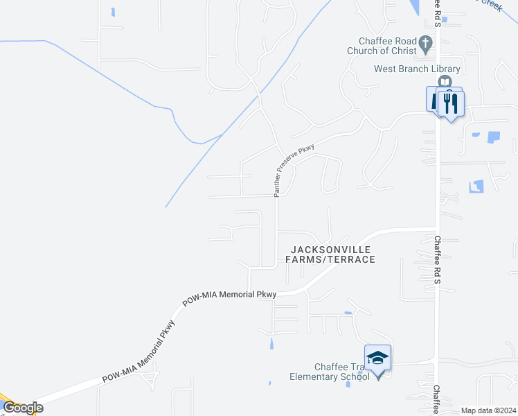 map of restaurants, bars, coffee shops, grocery stores, and more near 1765 Boston Commons Way in Jacksonville