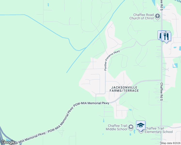 map of restaurants, bars, coffee shops, grocery stores, and more near 1730 Boston Commons Way in Jacksonville