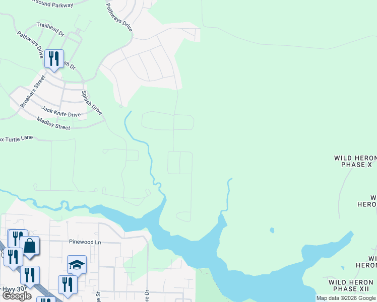 map of restaurants, bars, coffee shops, grocery stores, and more near in Sunnyside