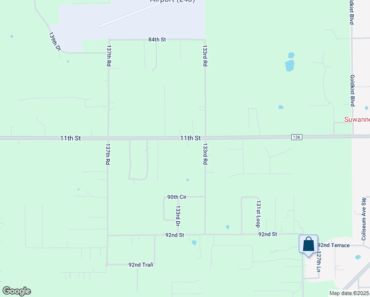 map of restaurants, bars, coffee shops, grocery stores, and more near 13342 County Road 136 in Live Oak