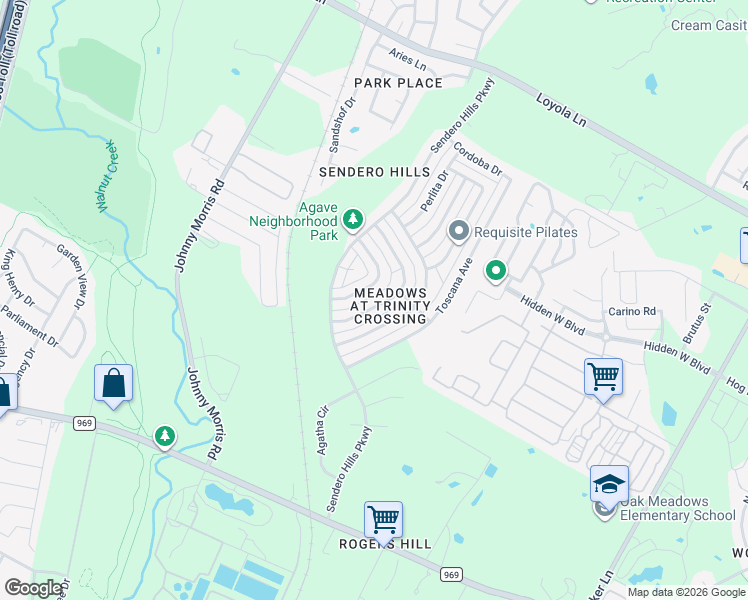 map of restaurants, bars, coffee shops, grocery stores, and more near in Austin