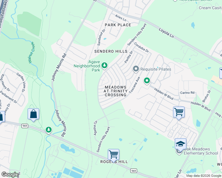 map of restaurants, bars, coffee shops, grocery stores, and more near in Austin