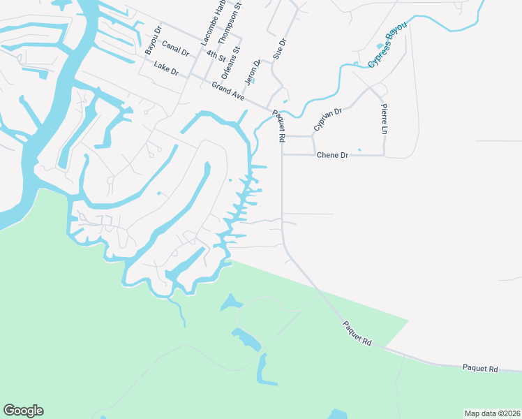 map of restaurants, bars, coffee shops, grocery stores, and more near 29372 Paquet Road in Lacombe