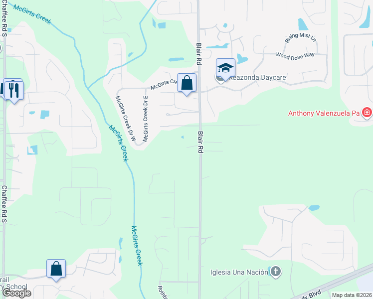 map of restaurants, bars, coffee shops, grocery stores, and more near 1536 Blair Road in Jacksonville
