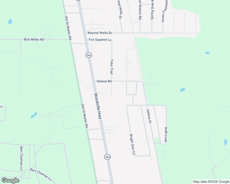 map of restaurants, bars, coffee shops, grocery stores, and more near 10845 Tebo Trail in Tallahassee
