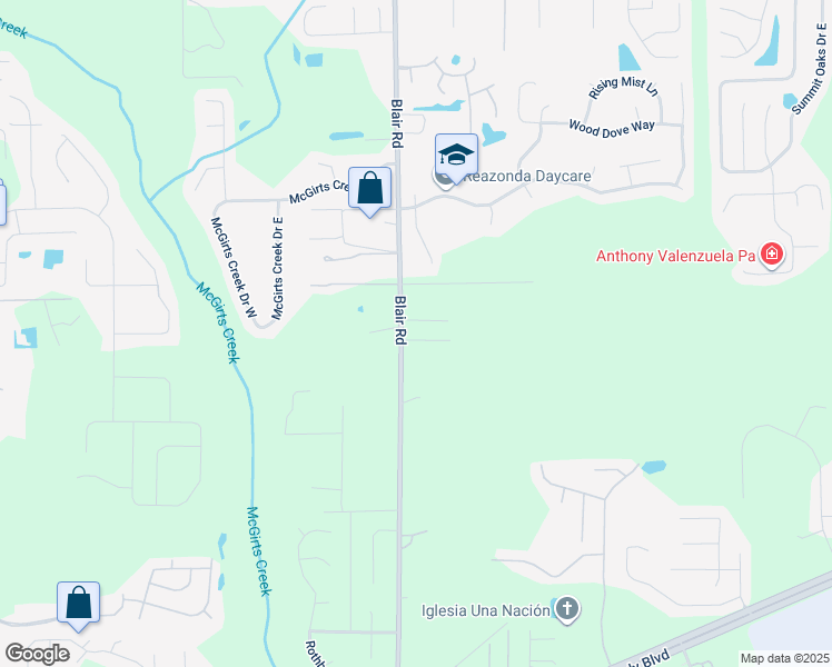 map of restaurants, bars, coffee shops, grocery stores, and more near 10359 Angel Court in Jacksonville
