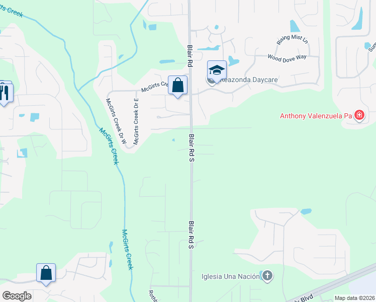 map of restaurants, bars, coffee shops, grocery stores, and more near 1536 Blair Road in Jacksonville