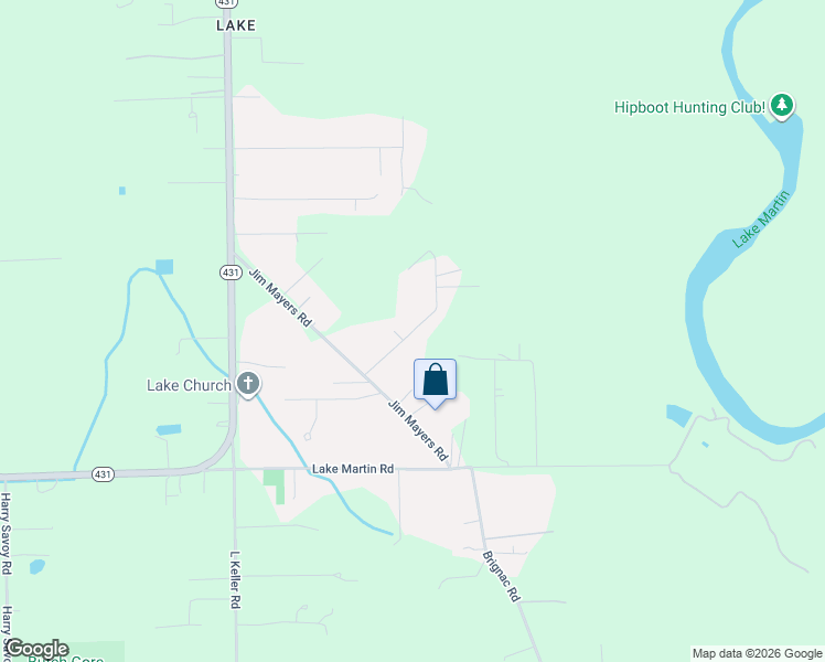 map of restaurants, bars, coffee shops, grocery stores, and more near 45205 Mayers Estates Road in Prairieville