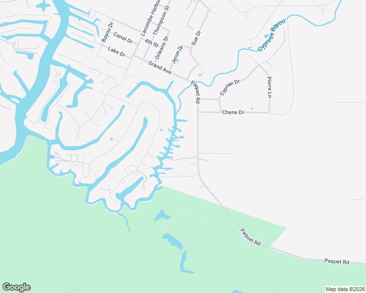 map of restaurants, bars, coffee shops, grocery stores, and more near 29372 Paquet Road in Lacombe