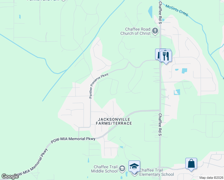 map of restaurants, bars, coffee shops, grocery stores, and more near 11071 South Tralee Court in Jacksonville