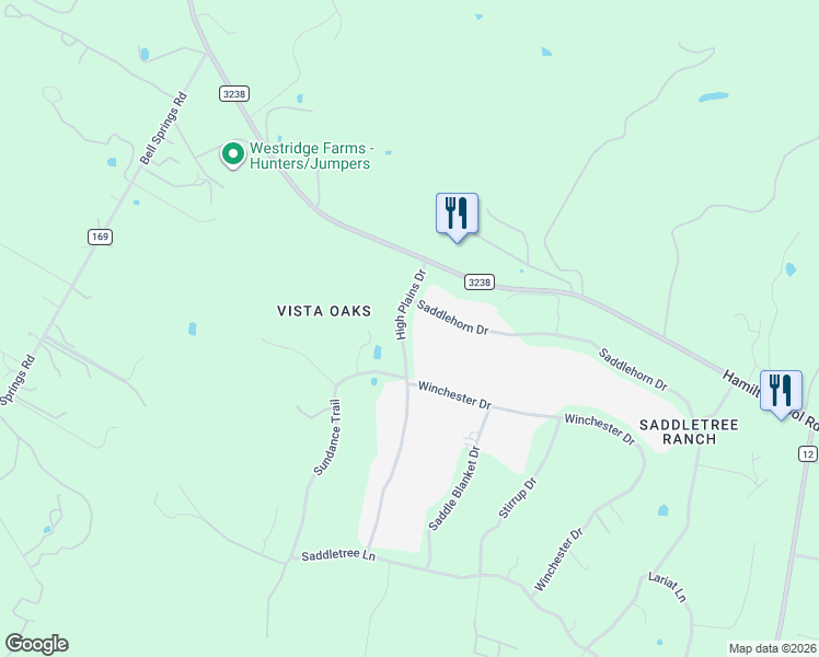 map of restaurants, bars, coffee shops, grocery stores, and more near 107 High Plains Drive in Dripping Springs