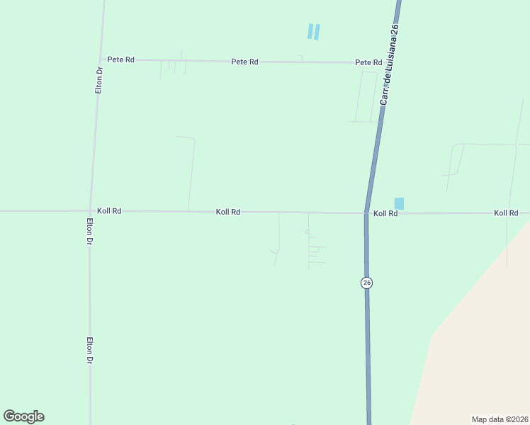 map of restaurants, bars, coffee shops, grocery stores, and more near 4369 Koll Road in Jennings