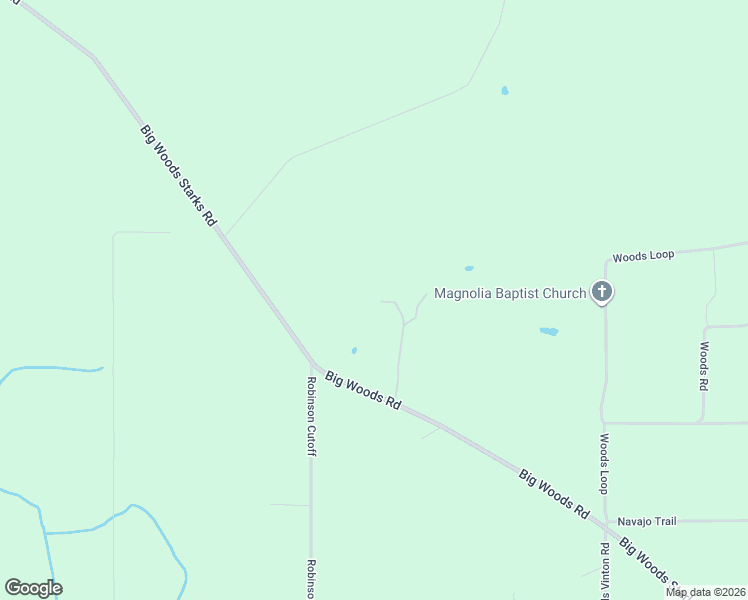 map of restaurants, bars, coffee shops, grocery stores, and more near 1282 Big Woods Starks Road in Vinton