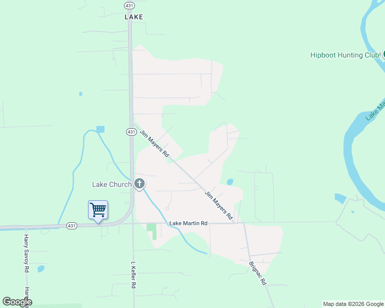 map of restaurants, bars, coffee shops, grocery stores, and more near 45205 Mayers Estates Road in Prairieville