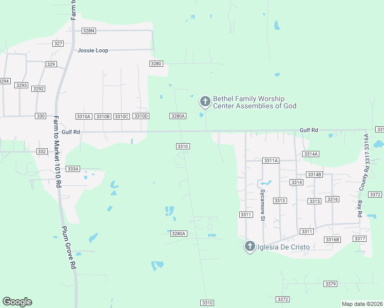 map of restaurants, bars, coffee shops, grocery stores, and more near 658 County Road 331 in Cleveland