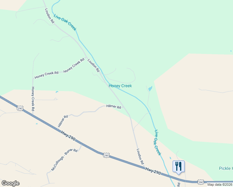 map of restaurants, bars, coffee shops, grocery stores, and more near 678 Loudon Road in Fredericksburg