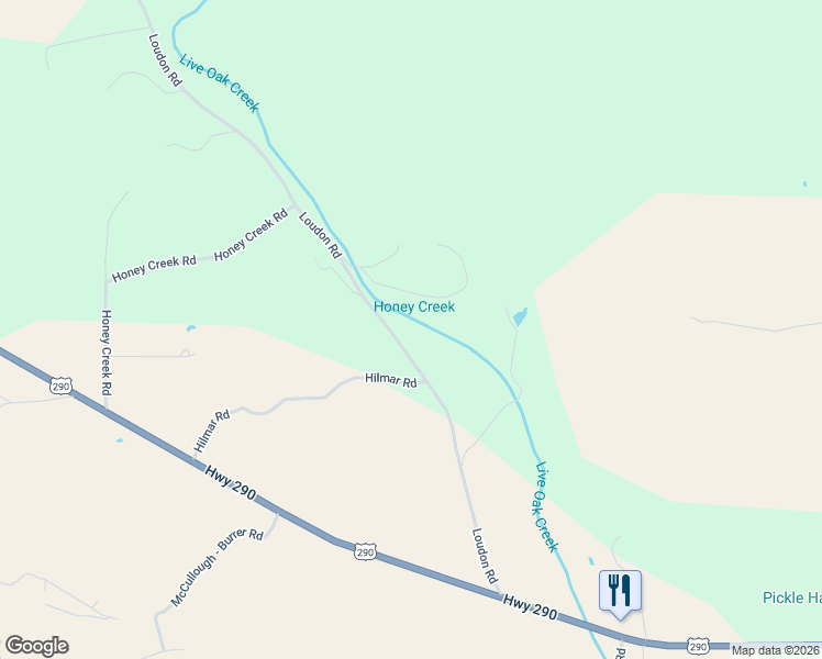 map of restaurants, bars, coffee shops, grocery stores, and more near 678 Loudon Road in Fredericksburg