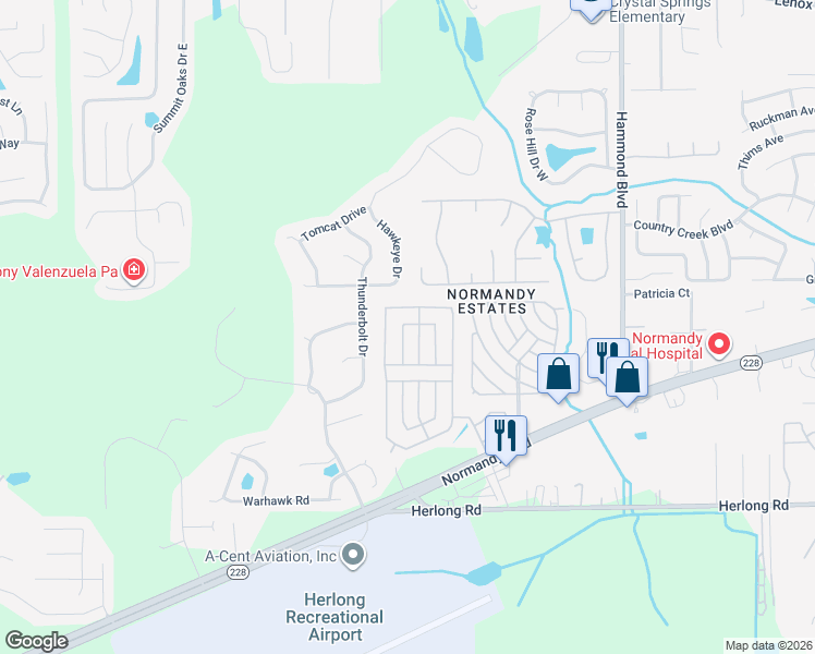map of restaurants, bars, coffee shops, grocery stores, and more near 9212 Oviedo Road in Jacksonville