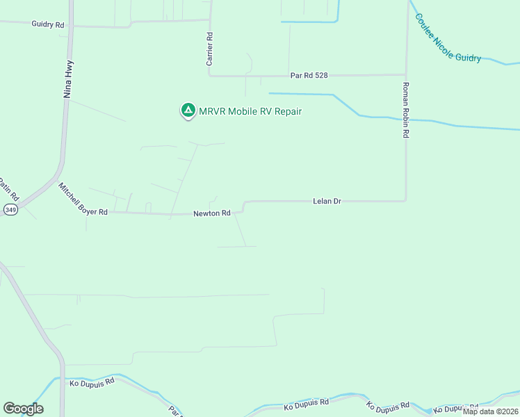 map of restaurants, bars, coffee shops, grocery stores, and more near 1025 Lelan Drive in Breaux Bridge