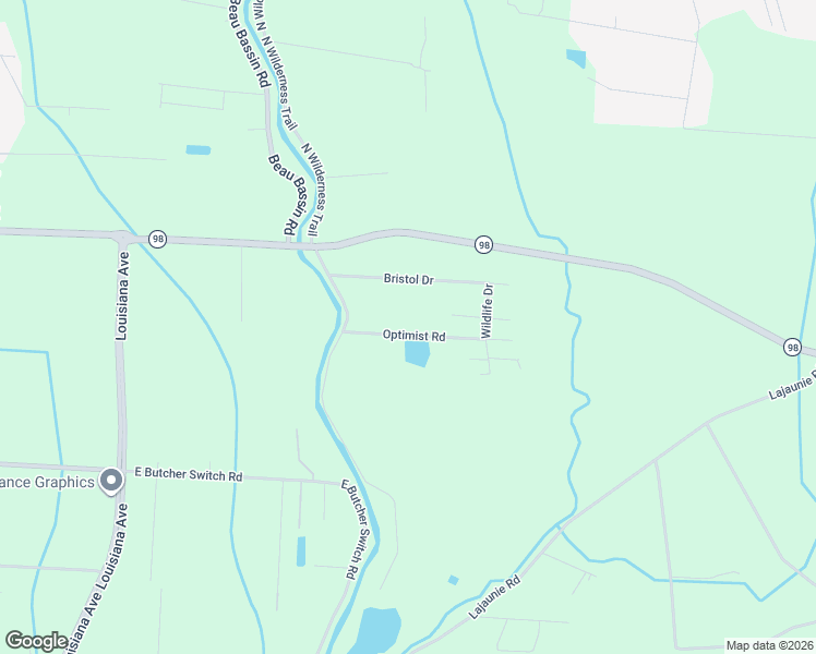 map of restaurants, bars, coffee shops, grocery stores, and more near 129 Optimist Road in Lafayette