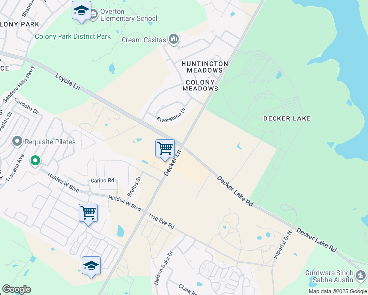 map of restaurants, bars, coffee shops, grocery stores, and more near in Austin