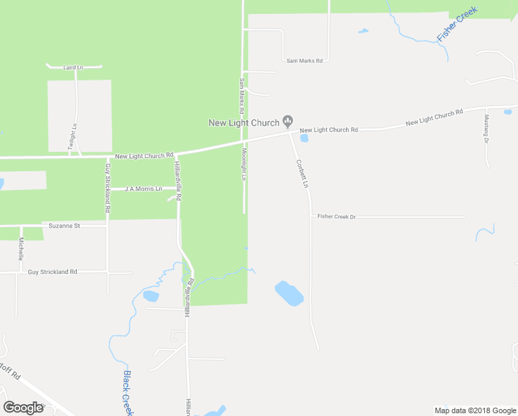 map of restaurants, bars, coffee shops, grocery stores, and more near 93 Moonlight Lane in Crawfordville