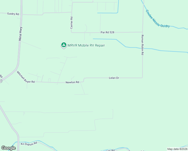 map of restaurants, bars, coffee shops, grocery stores, and more near 1025 Lelan Drive in Breaux Bridge