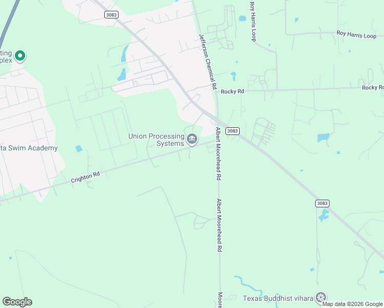 map of restaurants, bars, coffee shops, grocery stores, and more near 16140 Crighton Road in Conroe