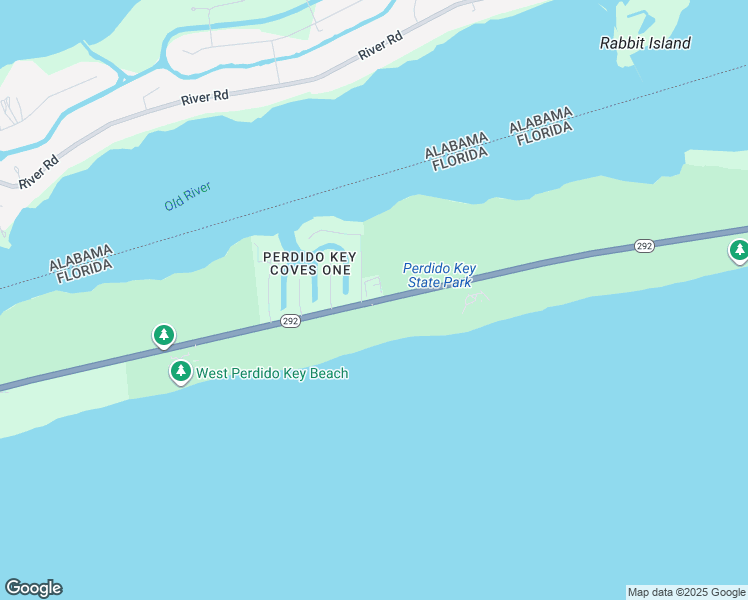 map of restaurants, bars, coffee shops, grocery stores, and more near 15500 Perdido Key Drive in Pensacola