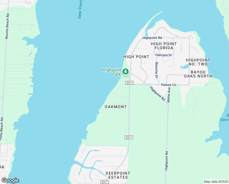 map of restaurants, bars, coffee shops, grocery stores, and more near 4600 Carroll Wood Lane in Panama City