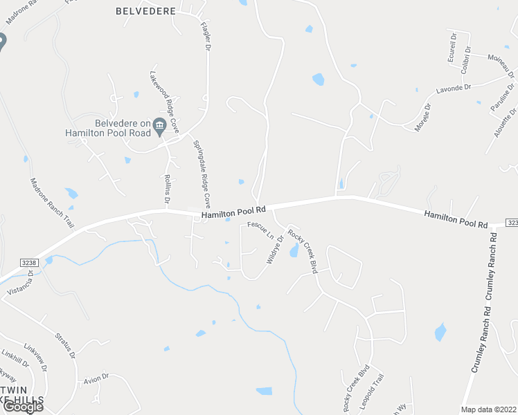 map of restaurants, bars, coffee shops, grocery stores, and more near 17318 Hamilton Pool Road in Dripping Springs