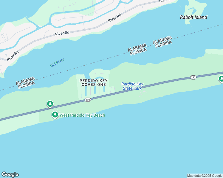 map of restaurants, bars, coffee shops, grocery stores, and more near 15500 Perdido Key Drive in Pensacola