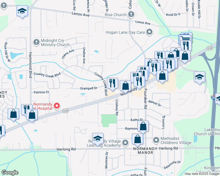 map of restaurants, bars, coffee shops, grocery stores, and more near 8259 Lucaya Court in Jacksonville