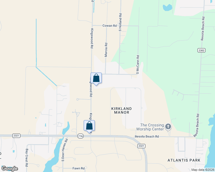 map of restaurants, bars, coffee shops, grocery stores, and more near 3237 Nautical Drive in Panama City