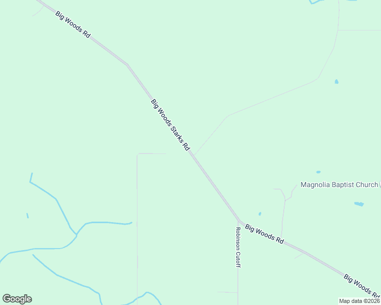 map of restaurants, bars, coffee shops, grocery stores, and more near 107 Big Woods Starks Road in Starks