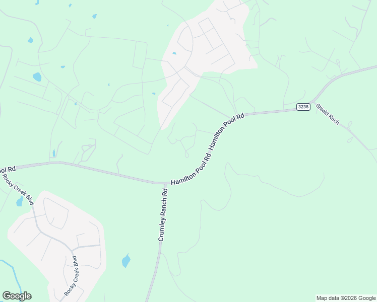 map of restaurants, bars, coffee shops, grocery stores, and more near 16400 Hamilton Pool Road in Austin