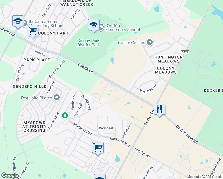 map of restaurants, bars, coffee shops, grocery stores, and more near in Austin