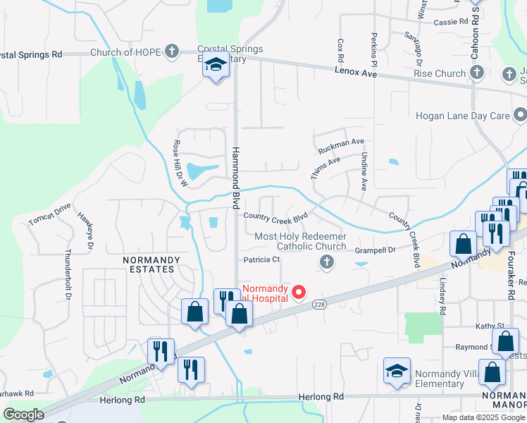 map of restaurants, bars, coffee shops, grocery stores, and more near 8798 Pinon Drive in Jacksonville